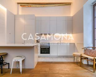 Kitchen of Duplex to rent in  Barcelona Capital  with Air Conditioner, Heating and Furnished