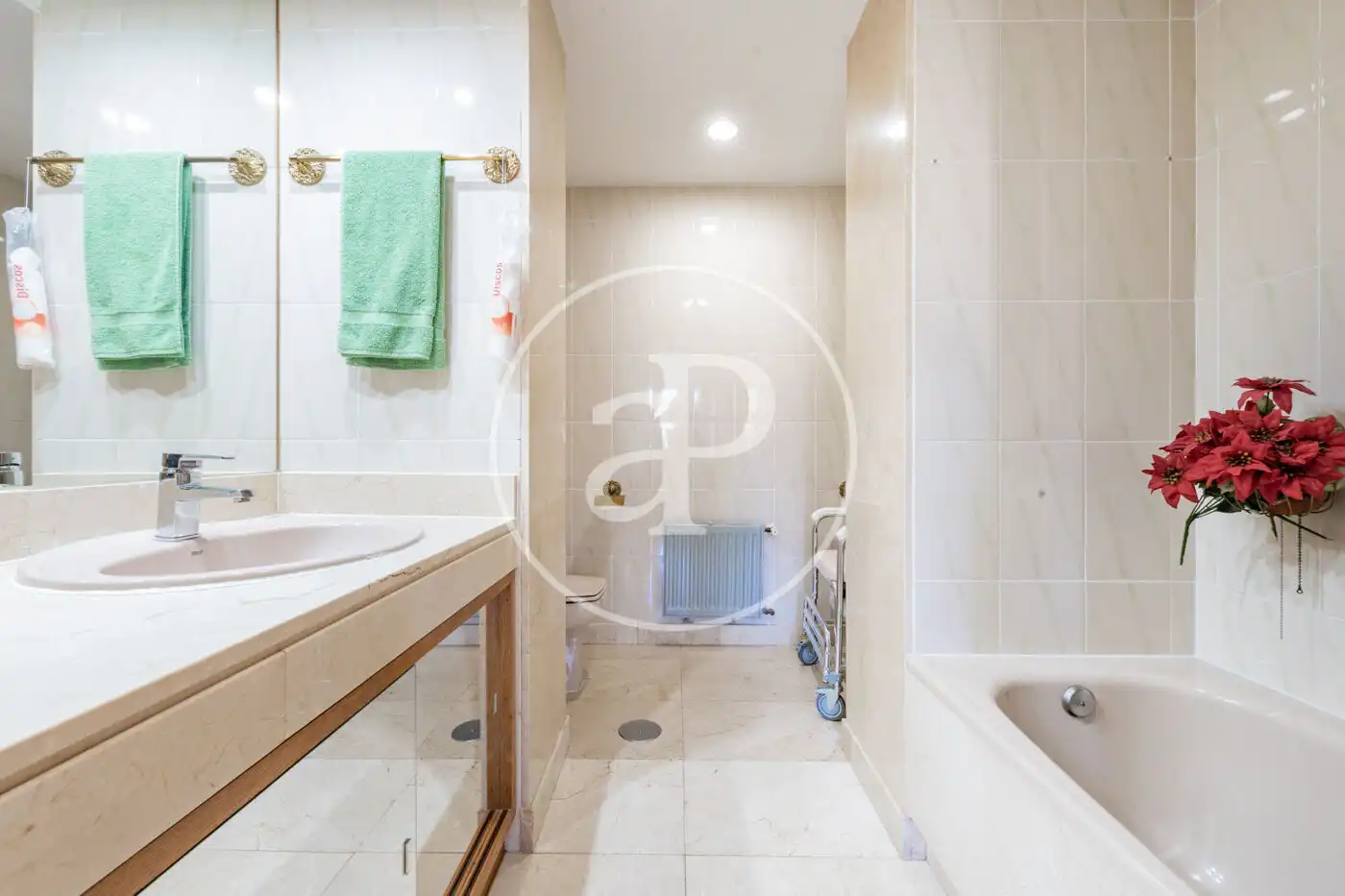 Bathroom of Flat for sale in Madrid  with Heating, Terrace and Storage room