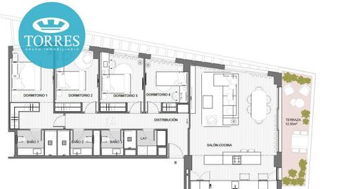 Foto 2 de Piso en venta en Martín Carpena - Torre del Río, Málaga Capital