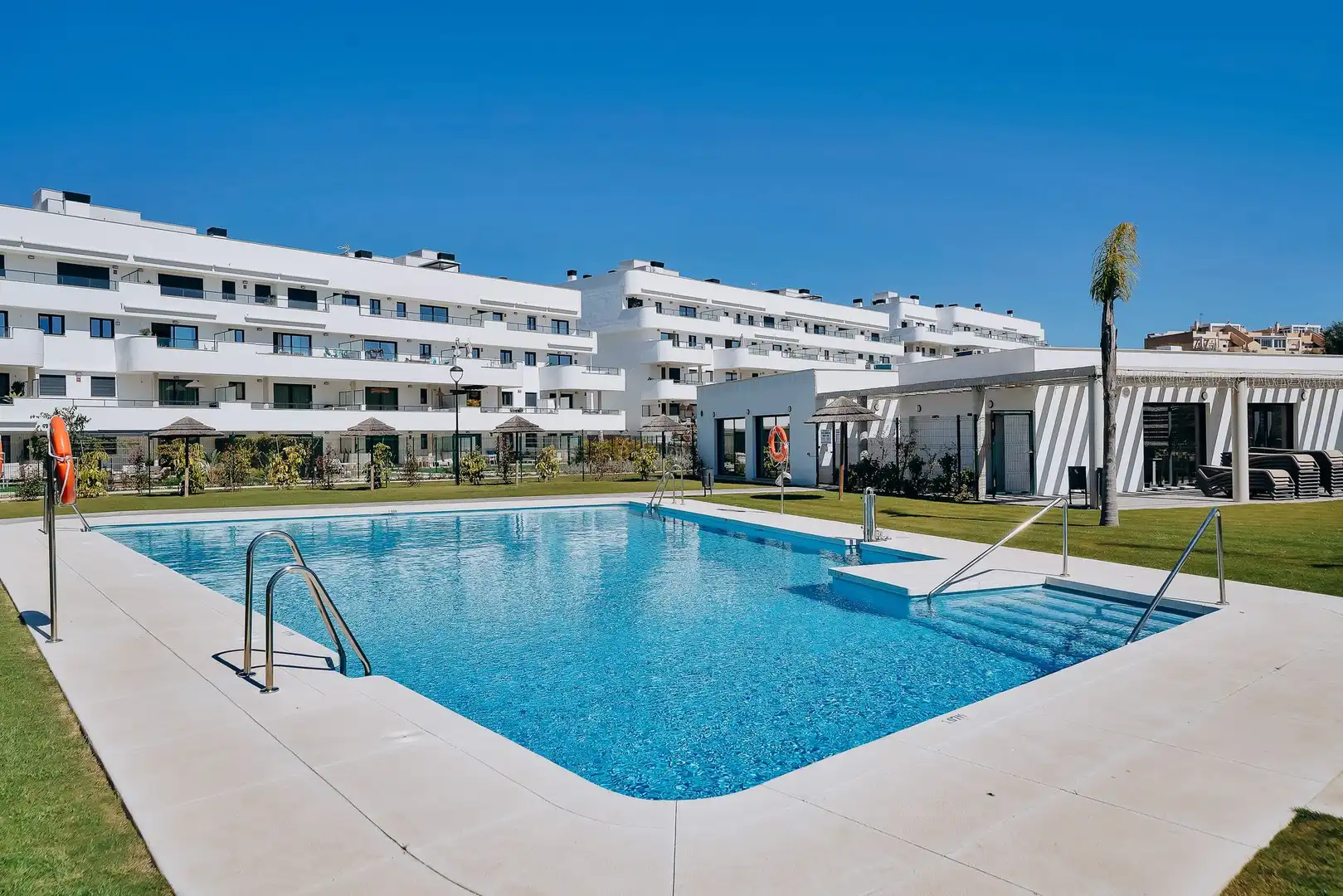 Swimming pool of Apartments for sale in Estepona  with Terrace