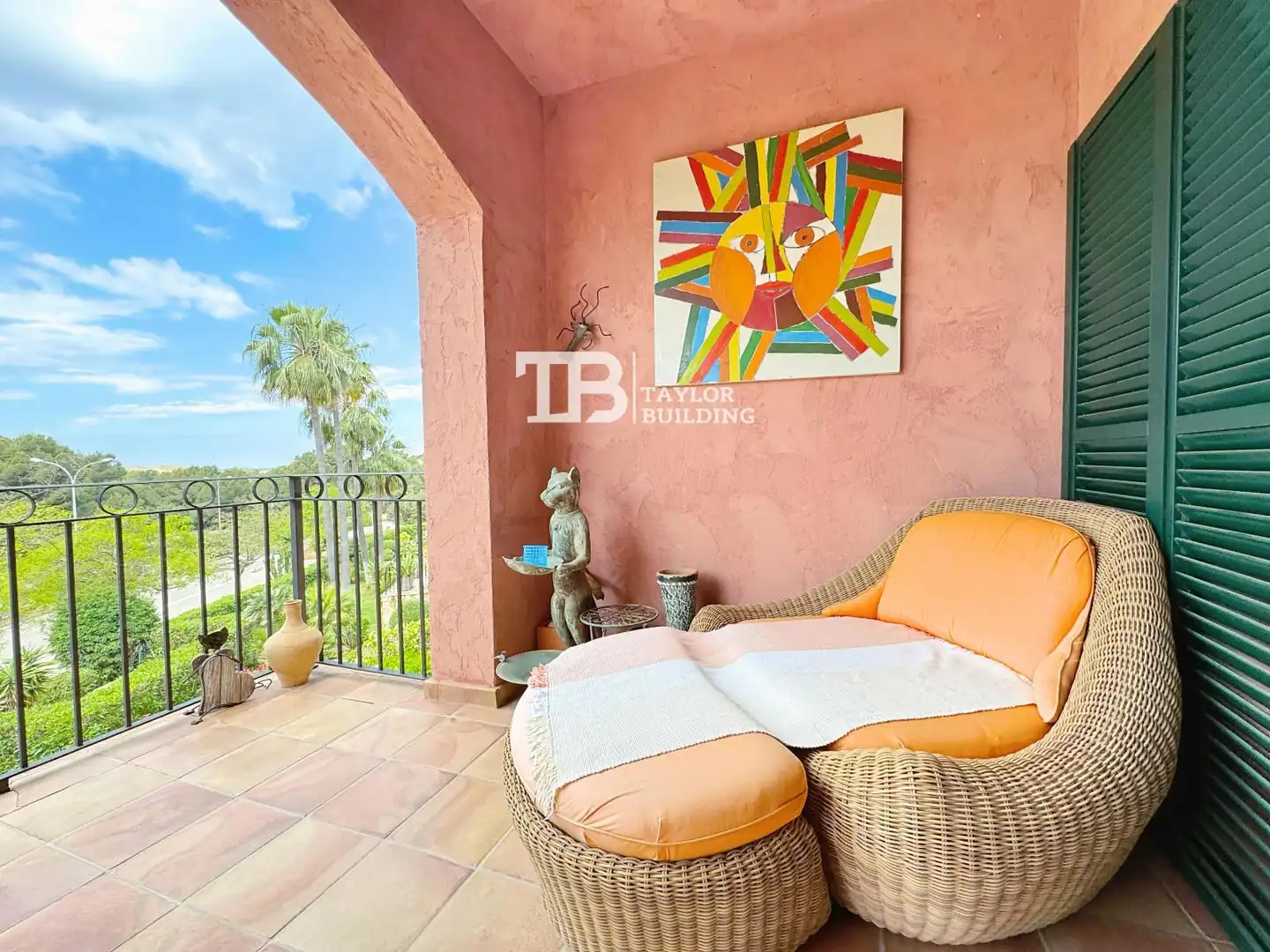 Garden of Flat for sale in Calvià  with Air Conditioner, Heating and Terrace