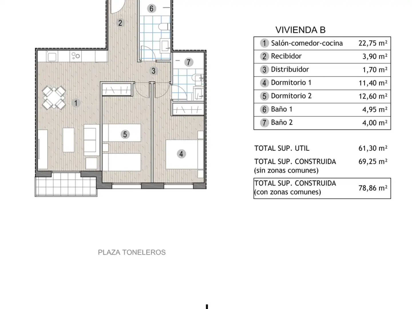 Apartamento con terraza en venta en Puerto de Mazarrón, imagen 19
