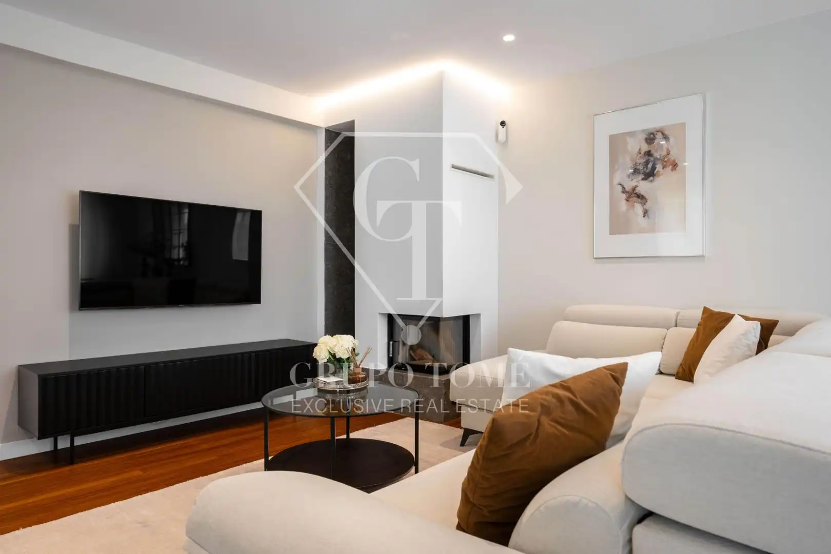 Sala de estar de Casa adosada en venta en Donostia - San Sebastián  con Calefacción, Jardín privado y Terraza