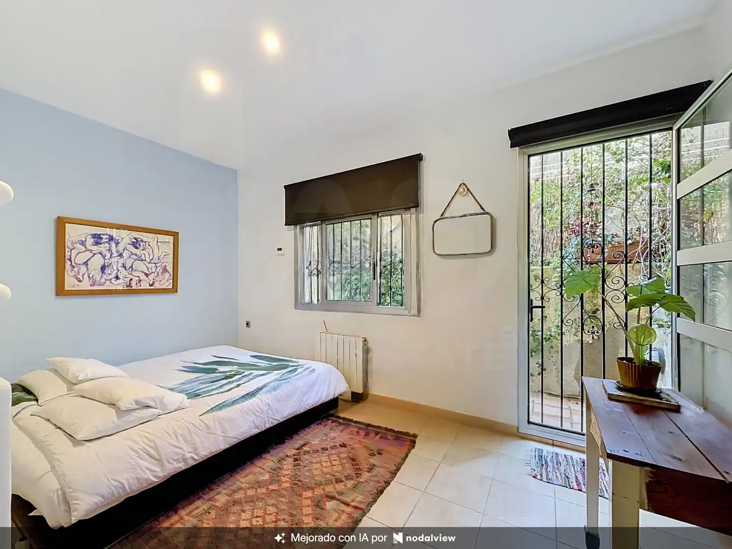 Bedroom of Flat for sale in Alella  with Air Conditioner, Heating and Terrace