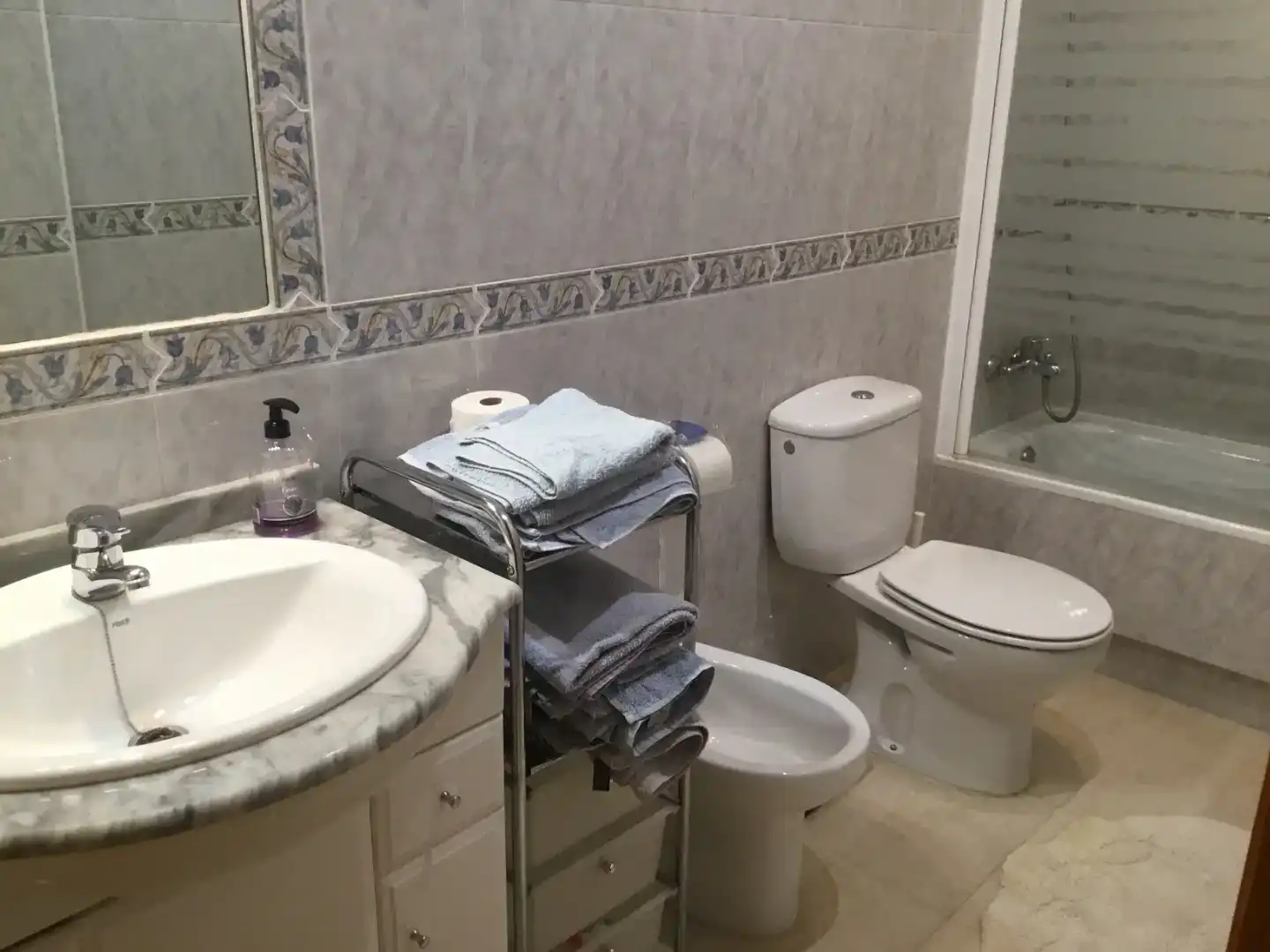 Badezimmer von Maisonette zur Miete in San Javier mit Klimaanlage, Schwimmbad und Möbliert