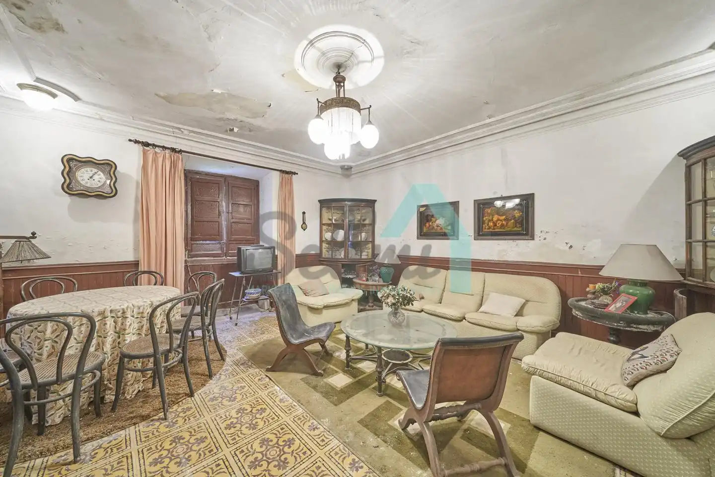 Sala de estar de Casa o chalet en venta en Oviedo  con Jardín privado, Parquet y Terraza