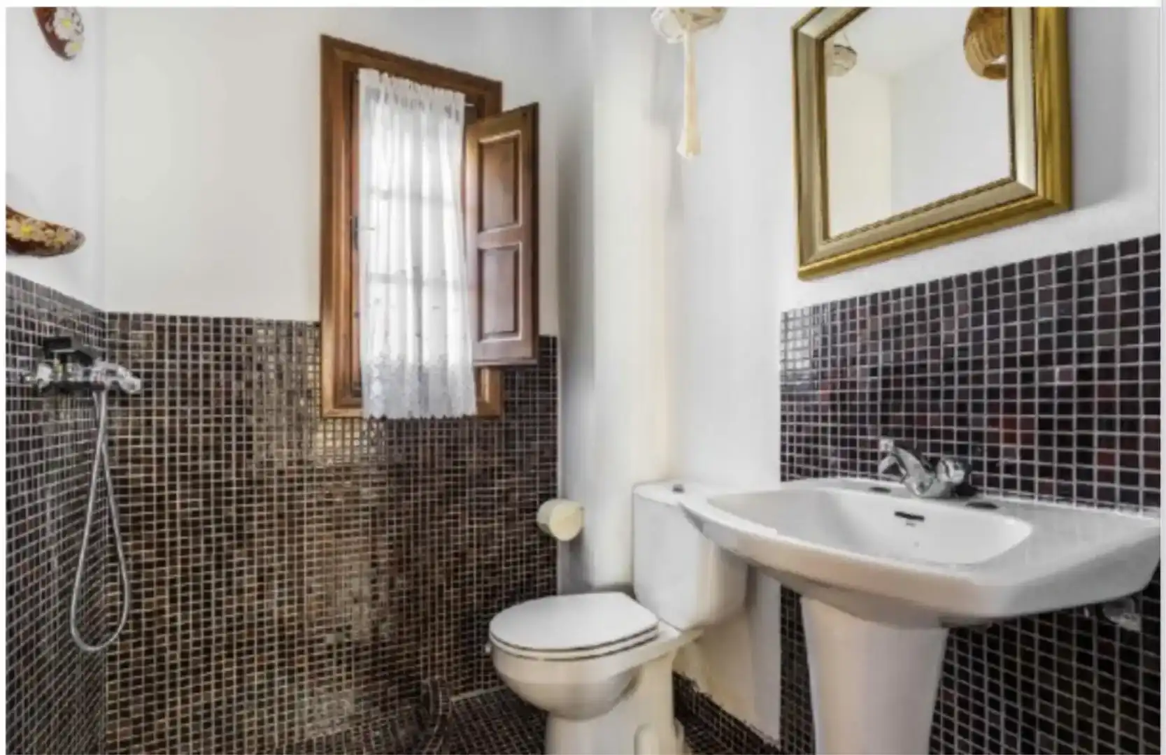 Bany de Casa o xalet de lloguer en Carboneras amb Aire condicionat, Jardí privat i Parquet