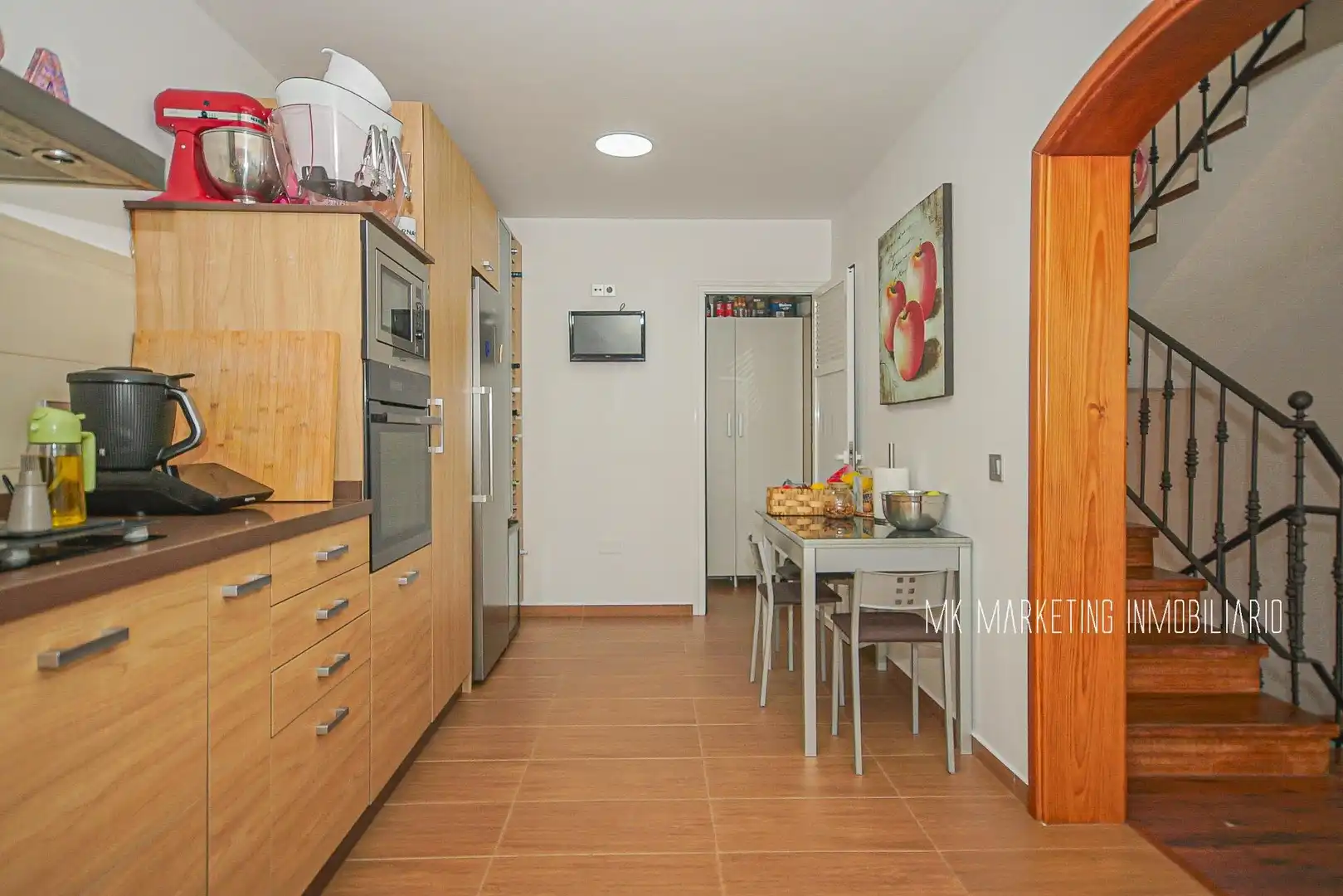 Cuina de Casa adosada en venda en Santa Brígida amb Aire condicionat, Parquet i Terrassa