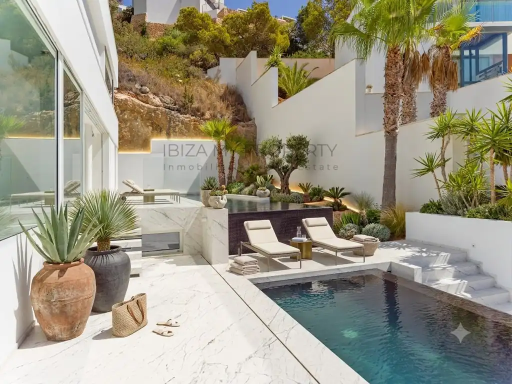 Terraza de Casa o chalet en venta en Santa Eulària des Riu con Aire acondicionado, Trastero y Piscina