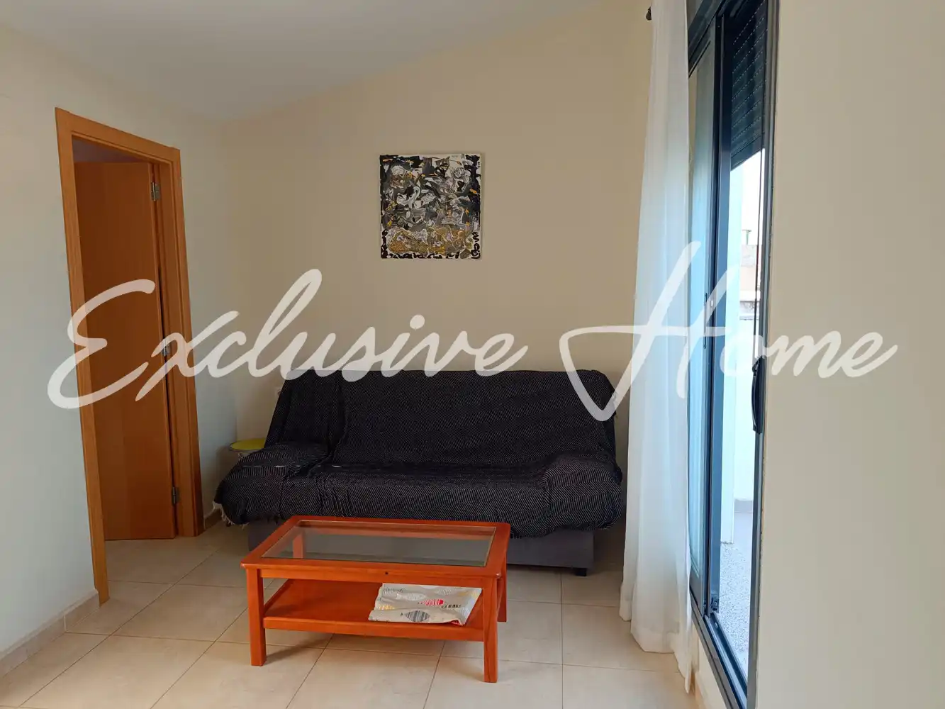 Living room of Attic for rent in Benicarló  with Air Conditioner, Terrace and Furnished