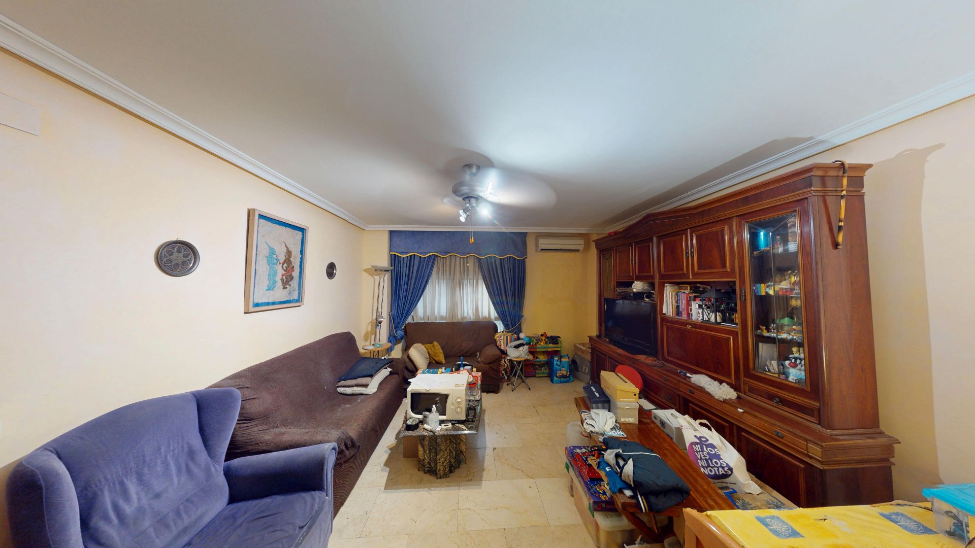 Sala d'estar de Pis en venda en Alicante / Alacant amb Aire condicionat