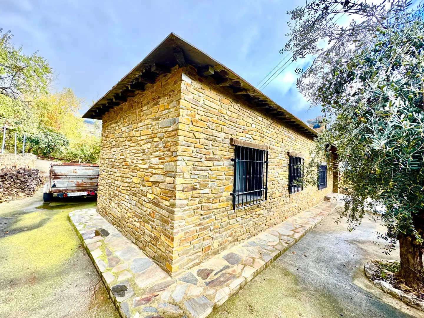 Exterior view of Houses for sale in Alpujarra de la Sierra  with Heating, Private garden and Terrace