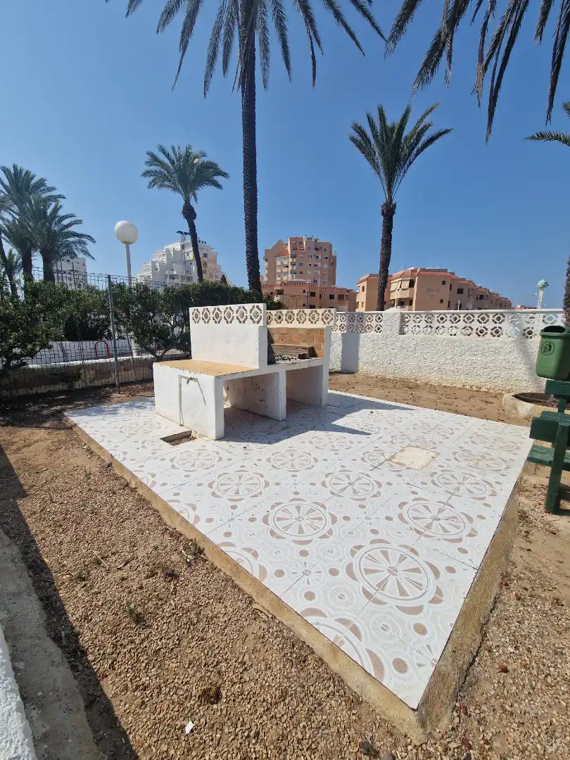 Terraza de Casa o chalet en venta en La Manga del Mar Menor con Aire acondicionado, Jardín privado y Amueblado