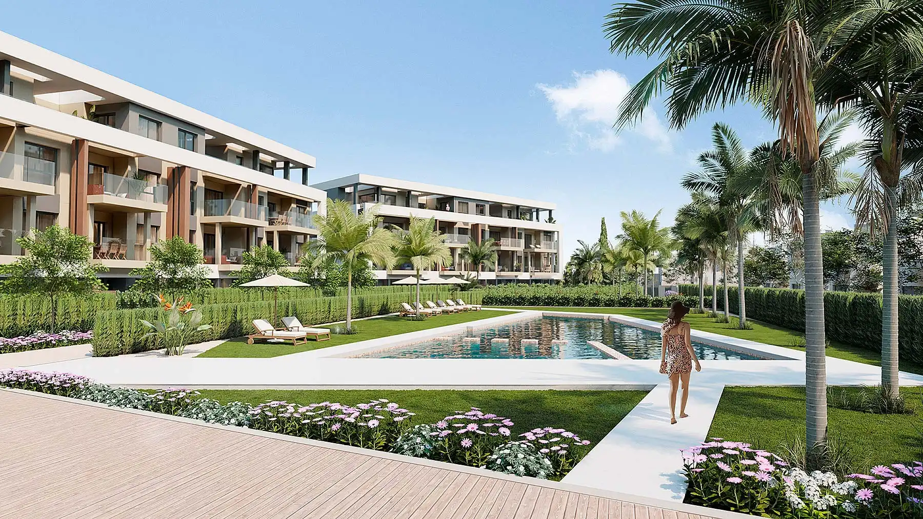 Appartement compact avec piscine à vendre à Mar Menor Golf
