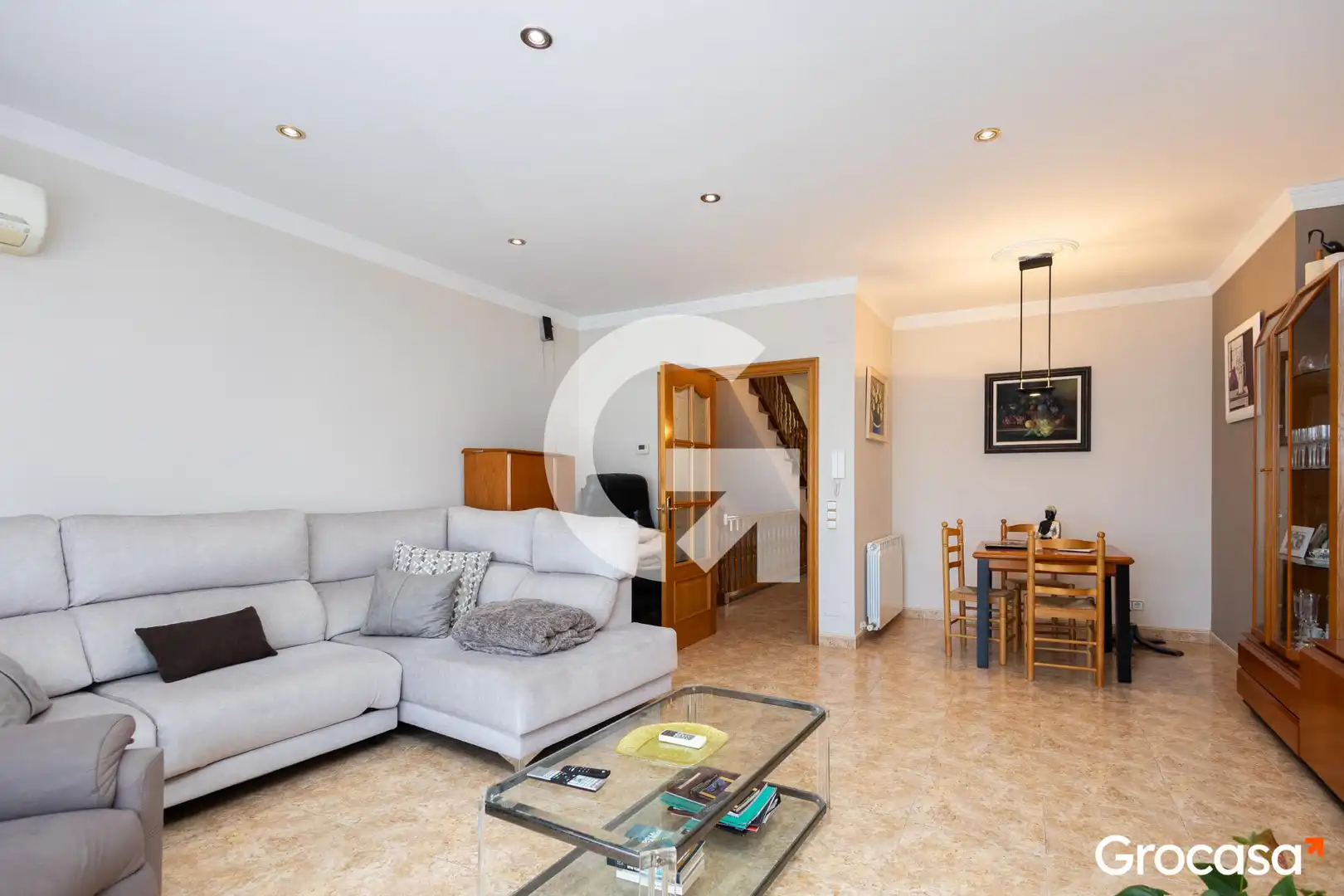 Living room of Detached homes for sale in Mataró  with Air Conditioner, Heating and Private garden