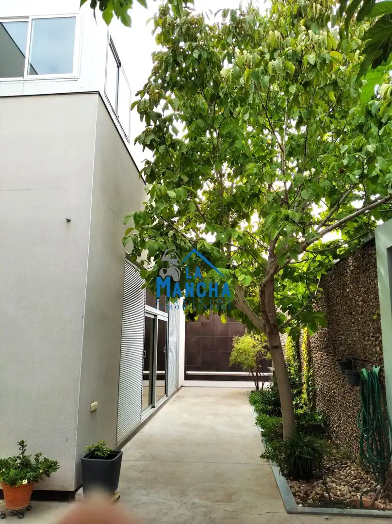 Vista exterior de Casa o chalet en venta en Barrax con Calefacción, Jardín privado y Terraza