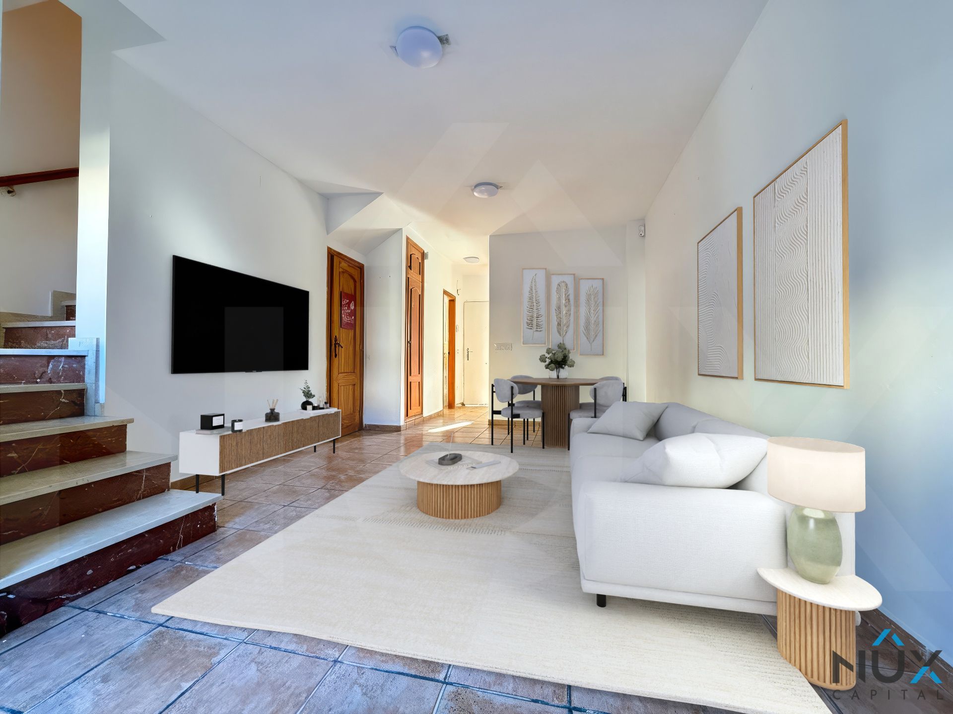 Living room of Single-family semi-detached for sale in Els Poblets  with Private garden, Terrace and Storage room