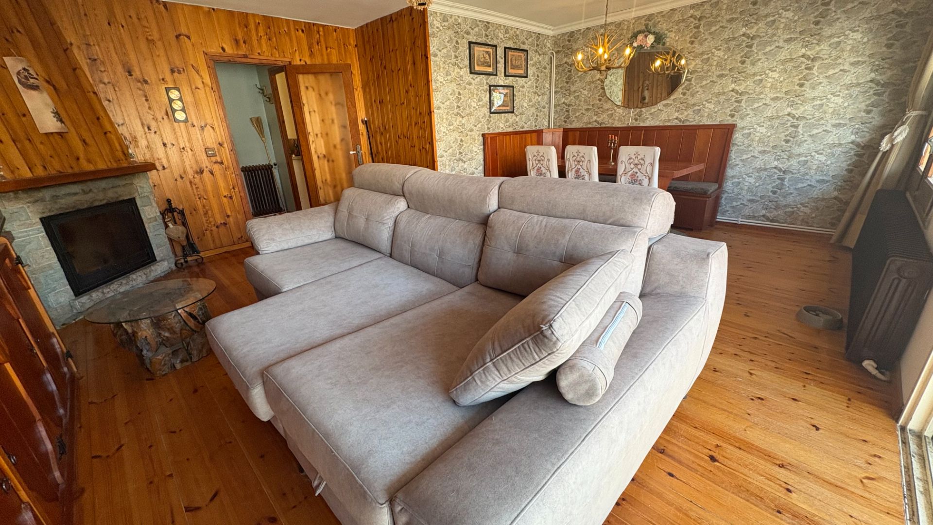 Living room of Flat for sale in Vallgorguina  with Heating, Parquet flooring and Balcony