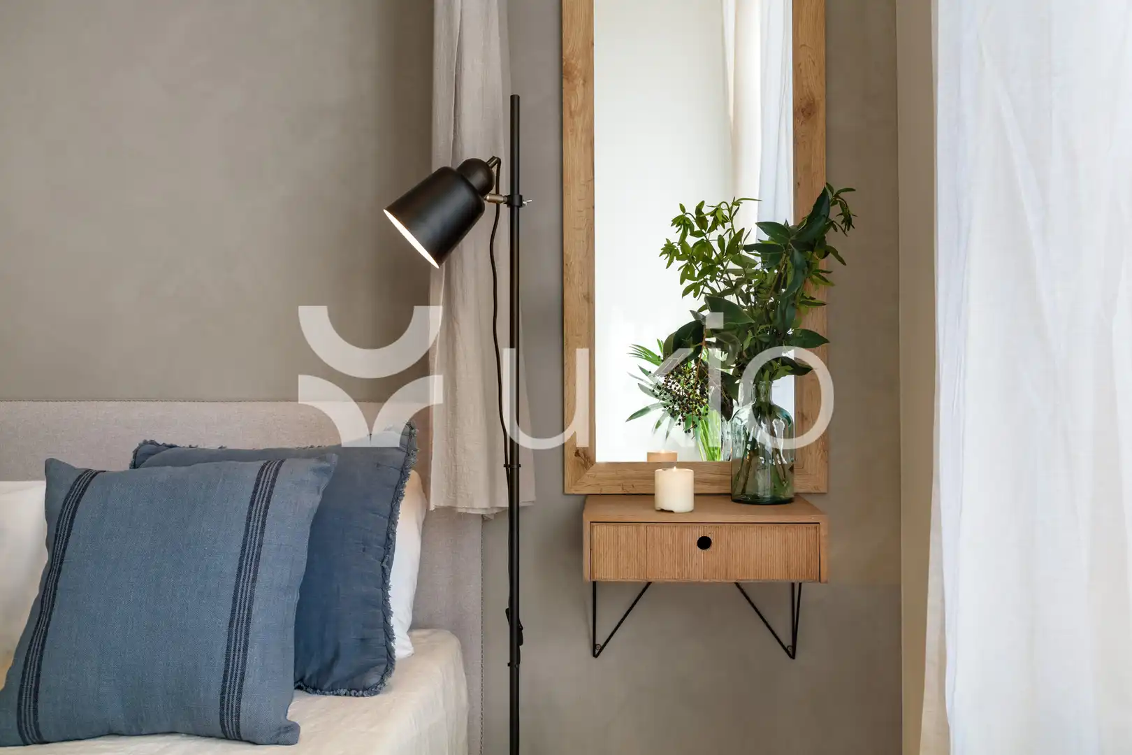 Habitación de Apartamento de alquiler en Madrid con Aire acondicionado, Calefacción y Amueblado