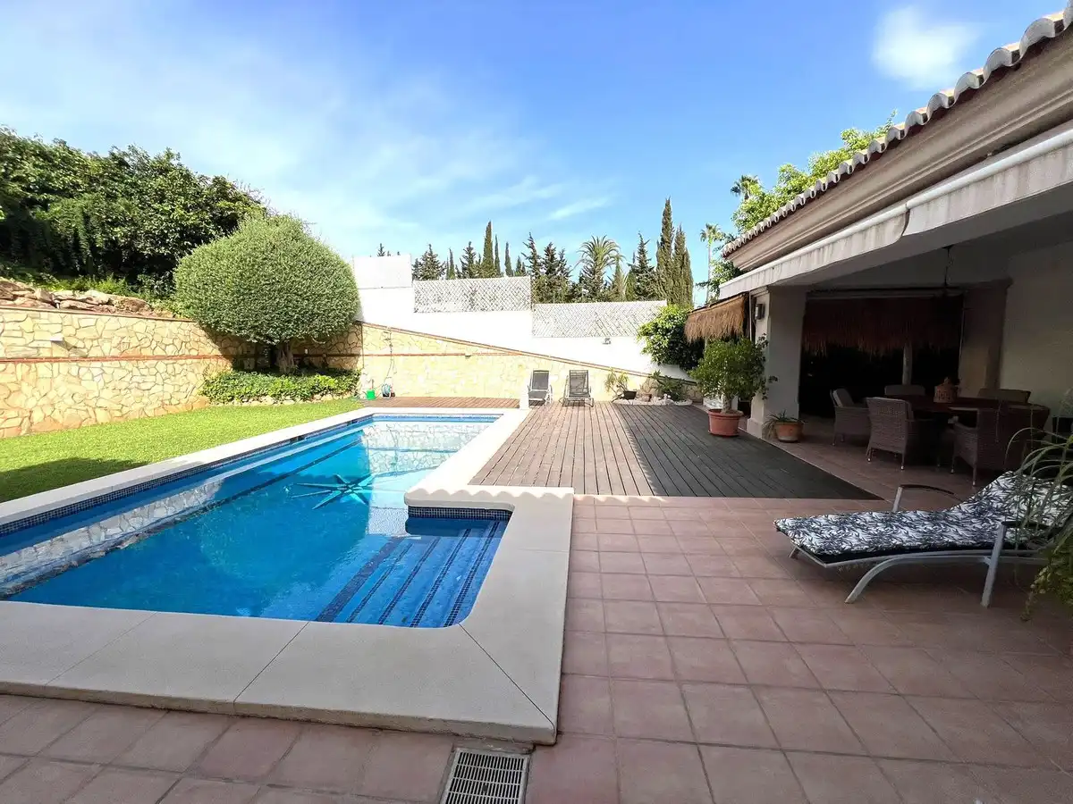 Jardí de Casa o xalet en venda en Mijas amb Aire condicionat, Calefacció i Jardí privat