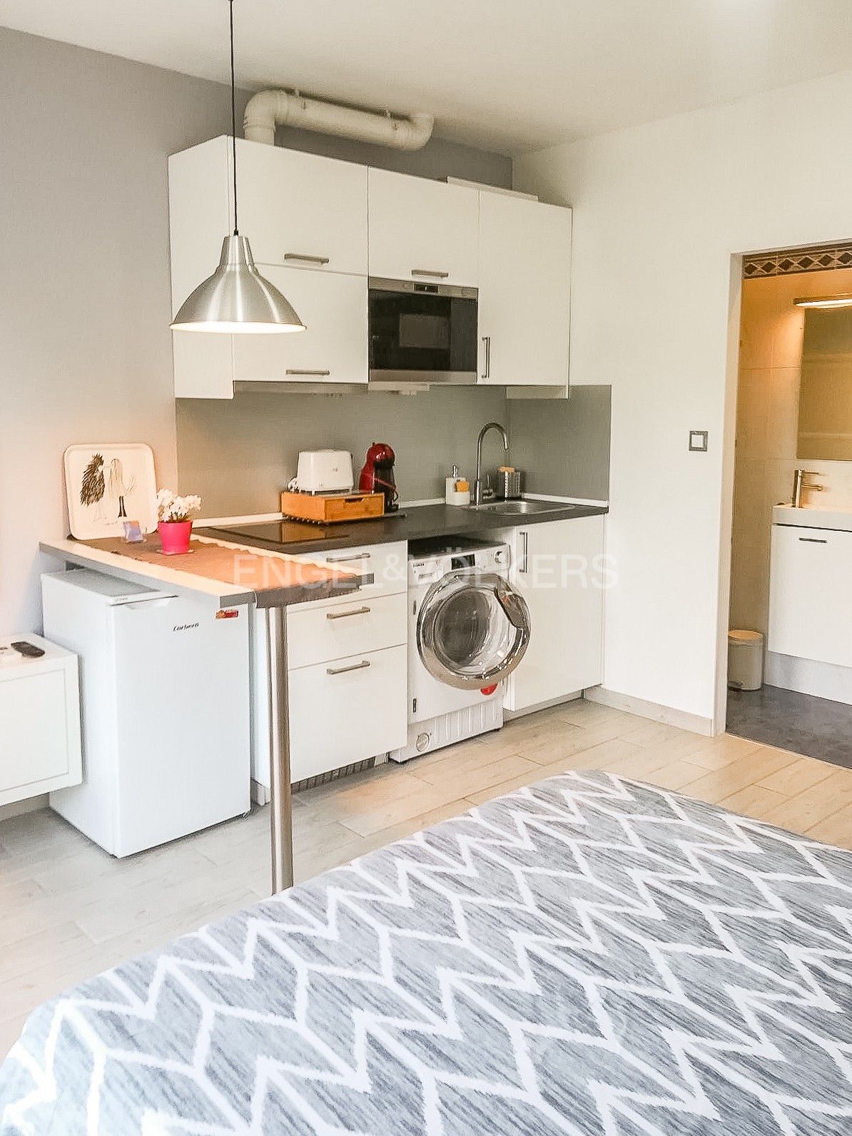 Cuina de Apartament en venda en Sitges amb Calefacció, Jardí privat i Parquet