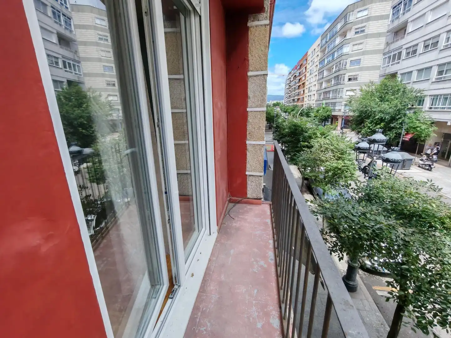 Terraza de Piso de alquiler en Vigo  con Calefacción y Balcón