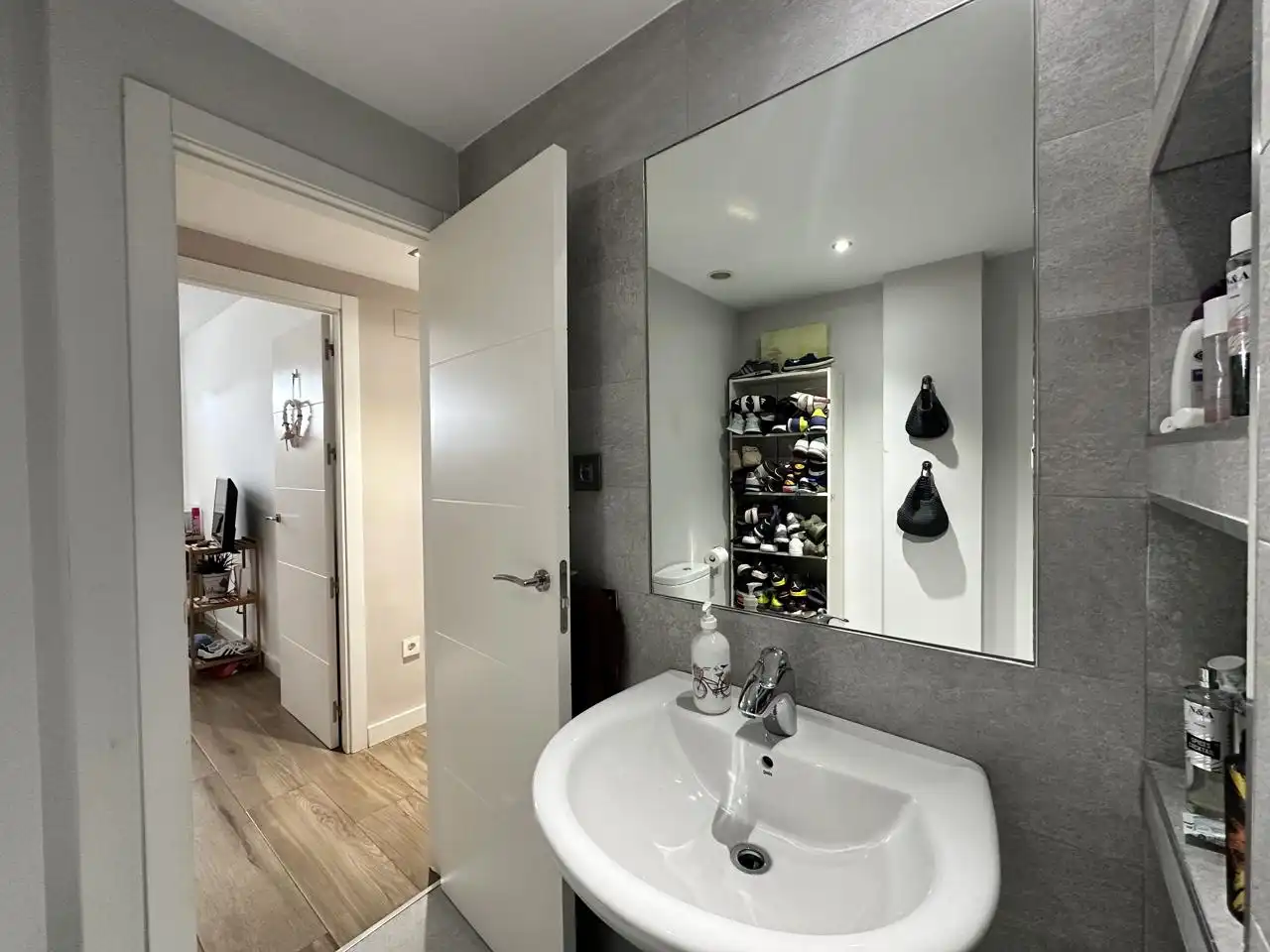 Bathroom of Flat for sale in Alicante / Alacant  with Air Conditioner, Parquet flooring and Storage room