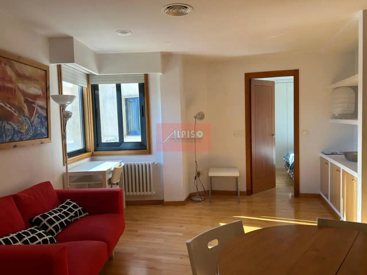 Bedroom of Apartments for rent in Ourense Capital   with Air Conditioner, Heating and Parquet flooring