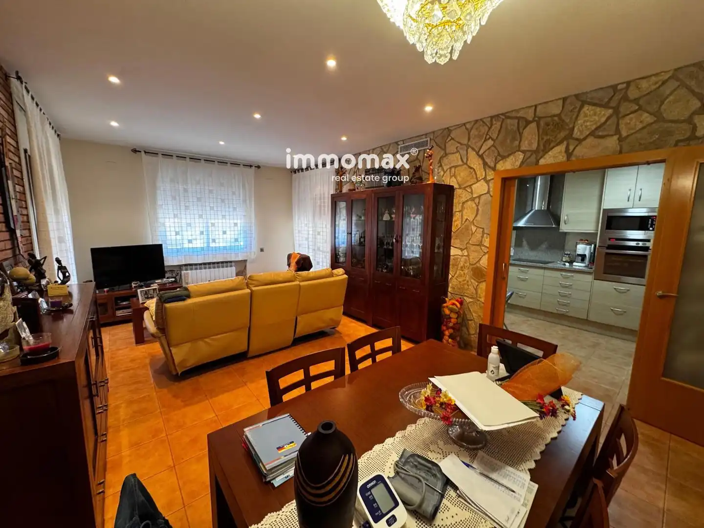 Sala de estar de Casa o chalet en venta en Vallirana con Aire acondicionado, Calefacción y Terraza