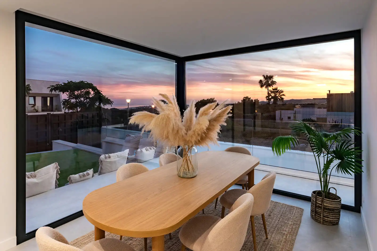 Dining room of Houses for sale in Sitges  with Air Conditioner, Heating and Private garden