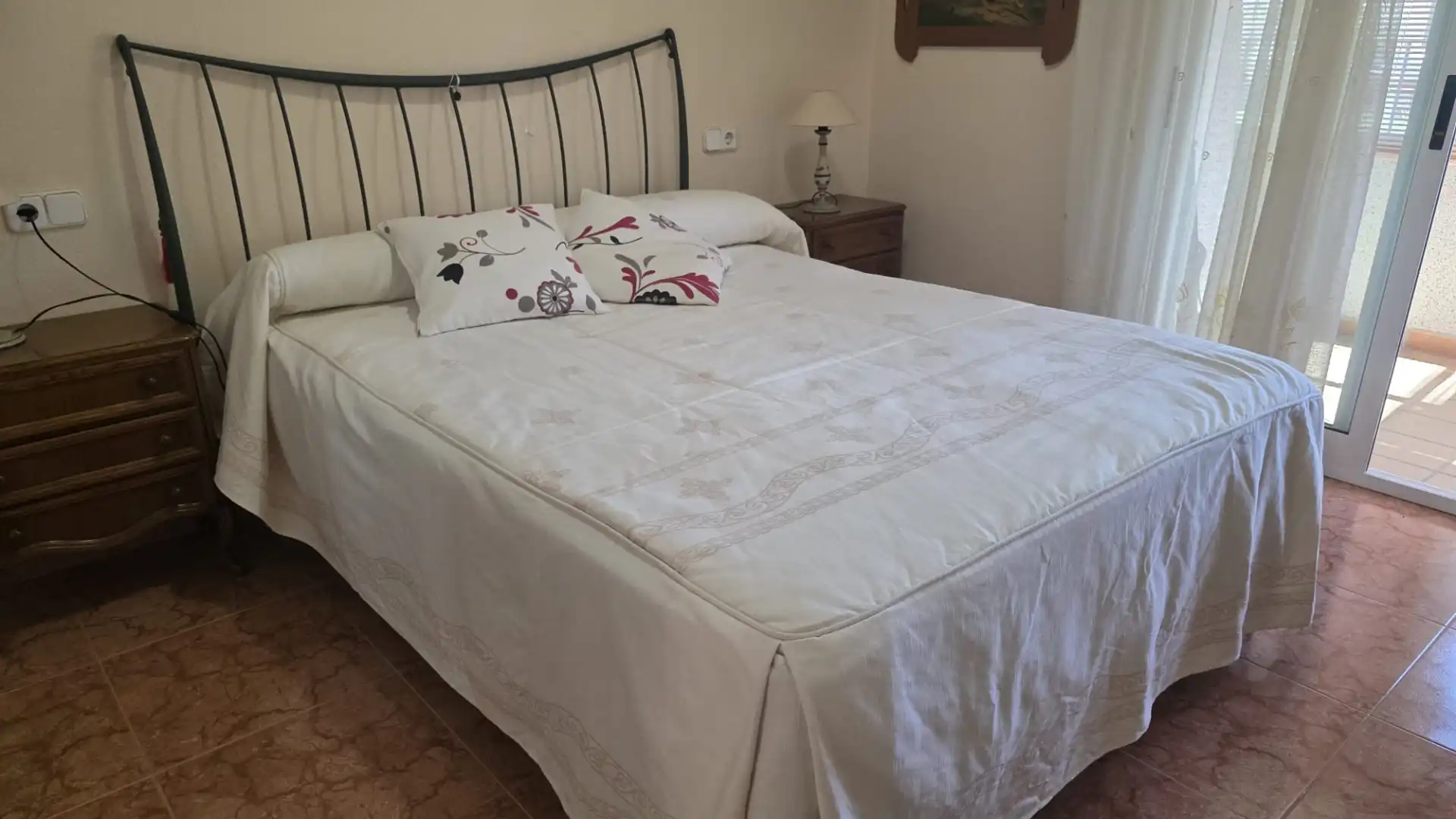 Schlafzimmer von Einfamilien-Reihenhaus zum Verkauf in San Javier mit Klimaanlage, Heizung und Privatgarten