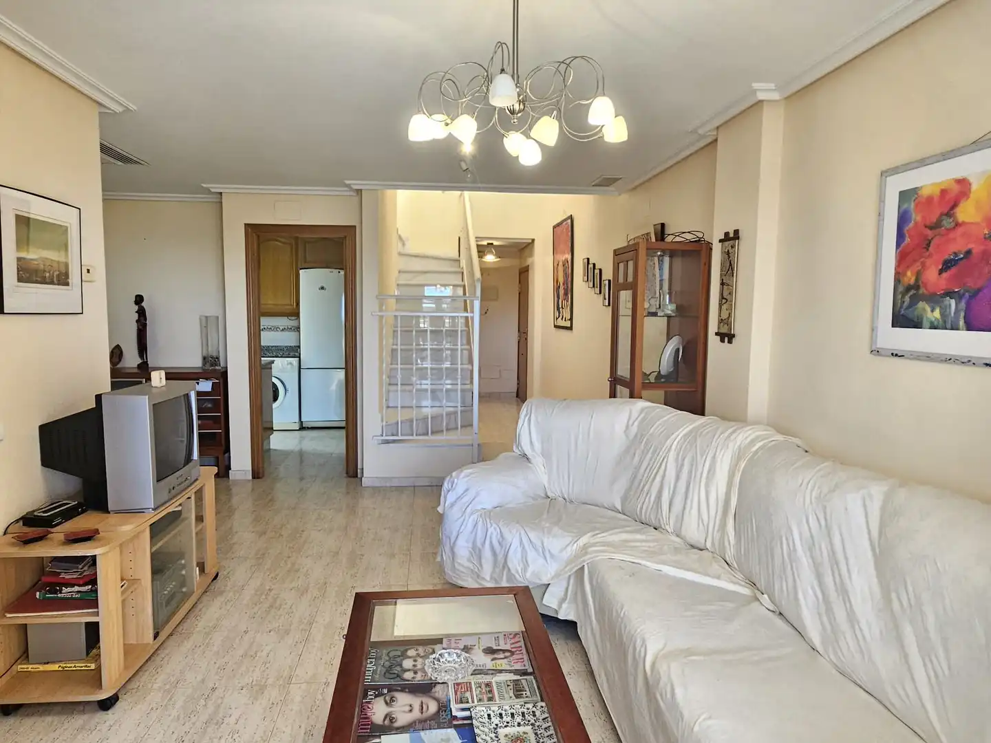Living room of Flat for sale in Santa Pola  with Air Conditioner, Heating and Terrace