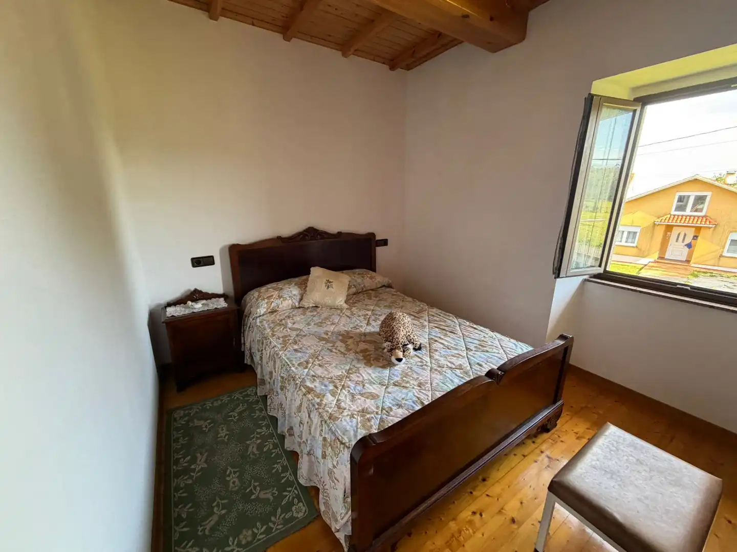 Schlafzimmer von Haus oder Chalet zur Miete in Valdoviño mit Privatgarten, Terrasse und Möbliert