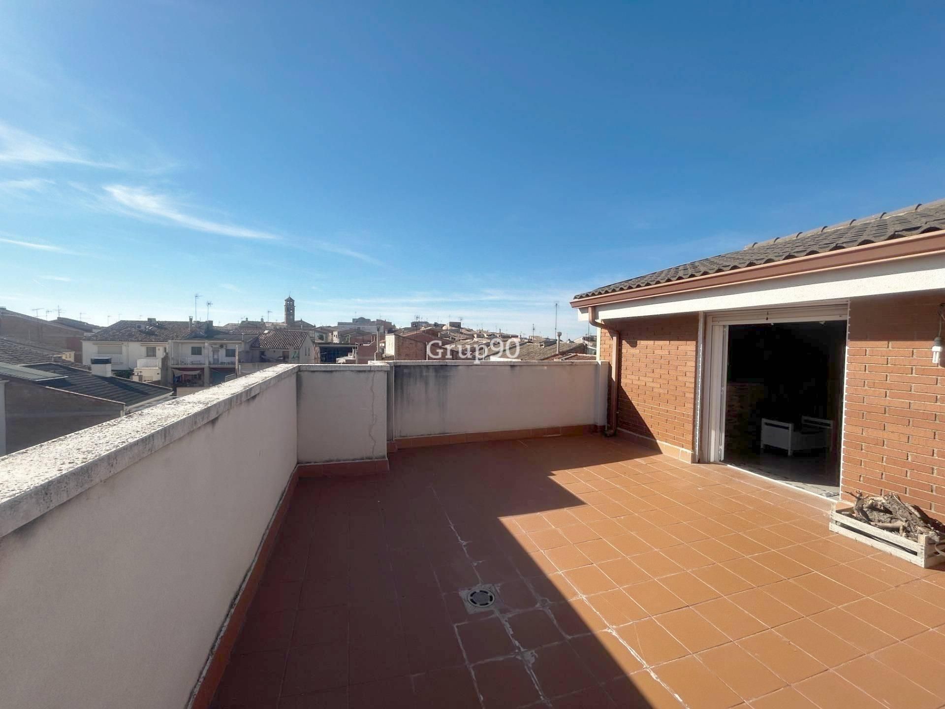 Terrassa de Casa adosada en venda en Puigverd de Lleida amb Aire condicionat, Calefacció i Terrassa