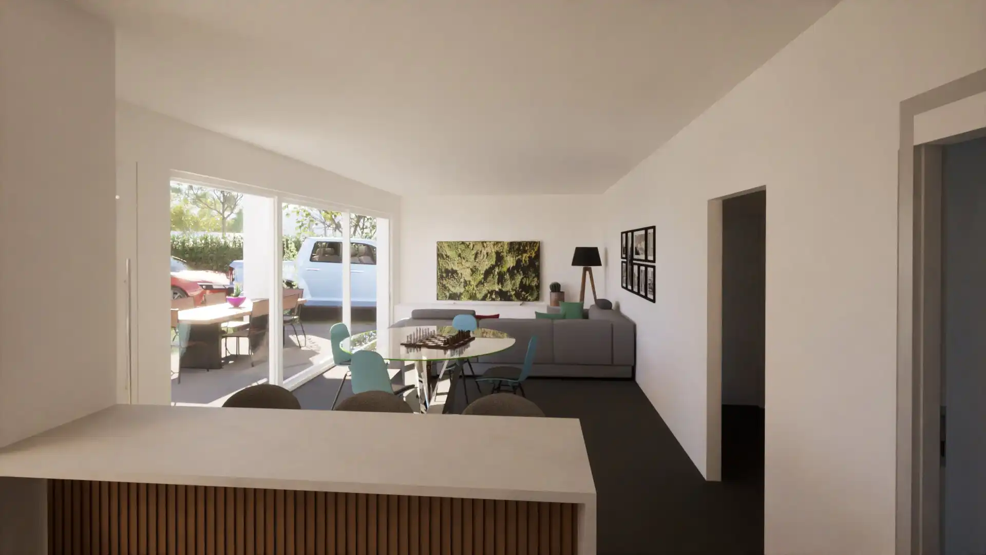 Living room of Houses for sale in Vilamacolum  with Air Conditioner, Heating and Private garden