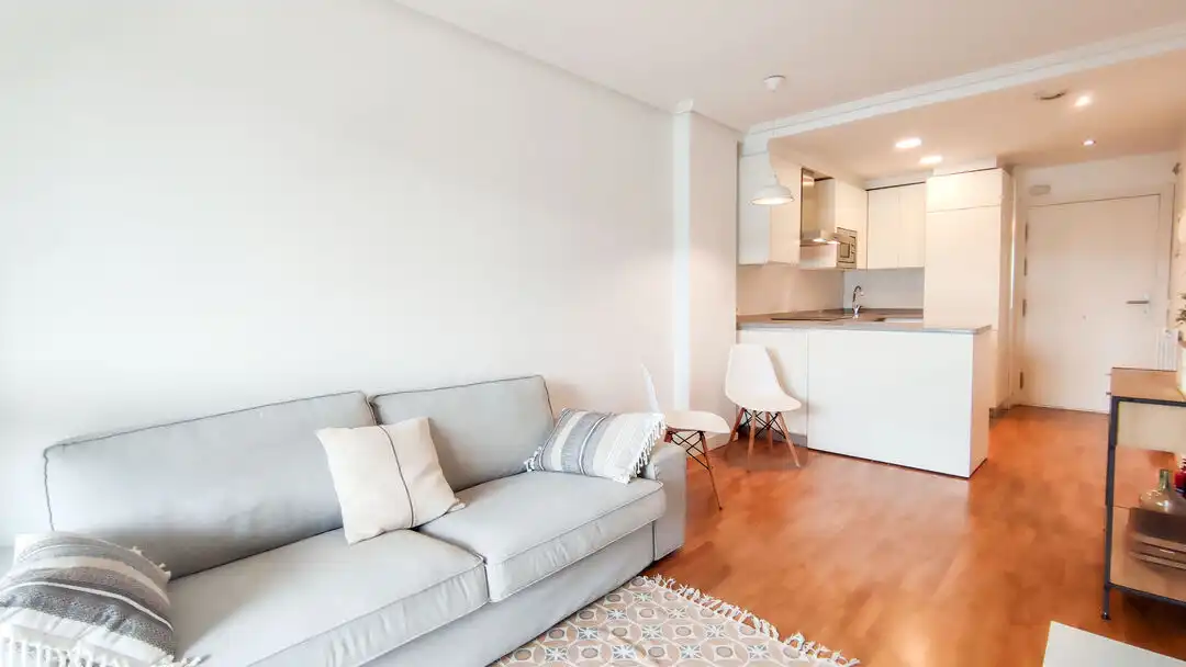 Wohnzimmer von Wohnung zum Verkauf in Donostia - San Sebastián  mit Heizung und Möbliert