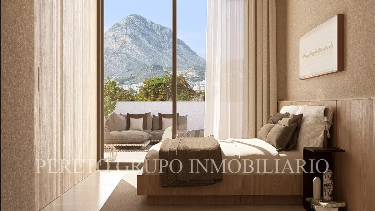 Bedroom of Apartments for sale in Jávea / Xàbia  with Air Conditioner, Heating and Private garden