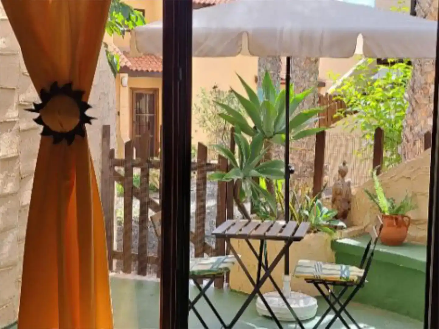 Terraza de Casa adosada en venta en La Oliva con Piscina y Amueblado
