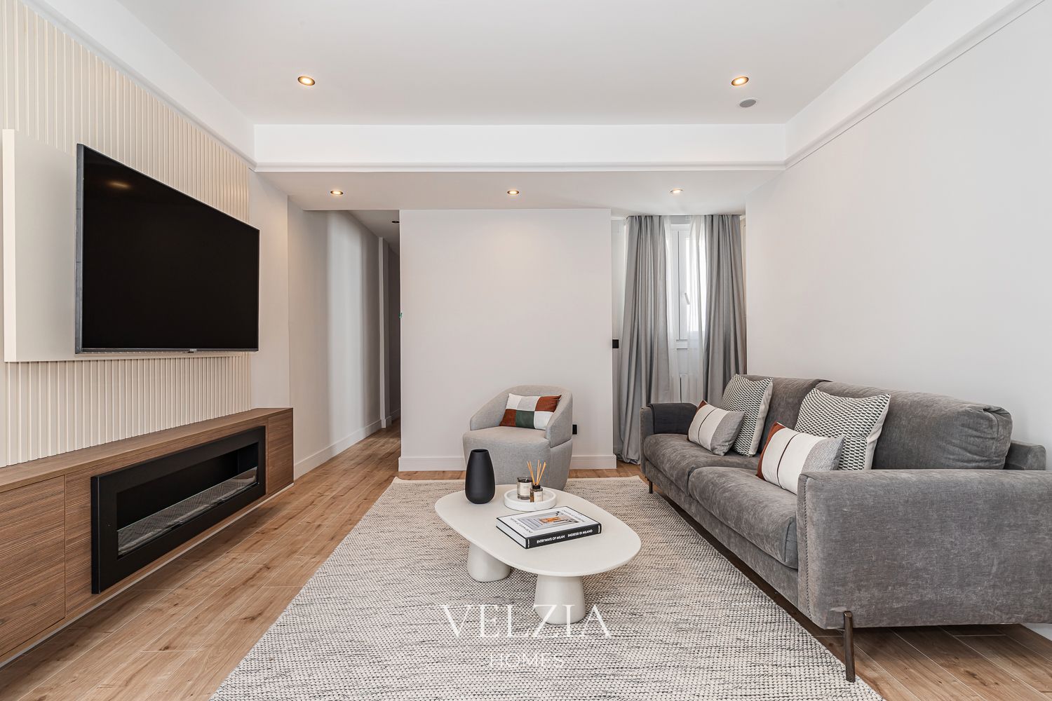 Sala d'estar de Àtic en venda en  Madrid Capital amb Aire condicionat, Calefacció i Terrassa