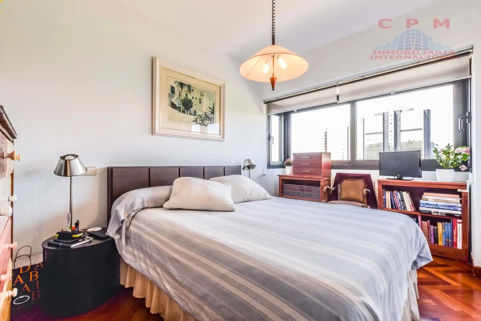 Schlafzimmer von Wohnung zur Miete in Madrid mit Klimaanlage, Heizung und Ofen