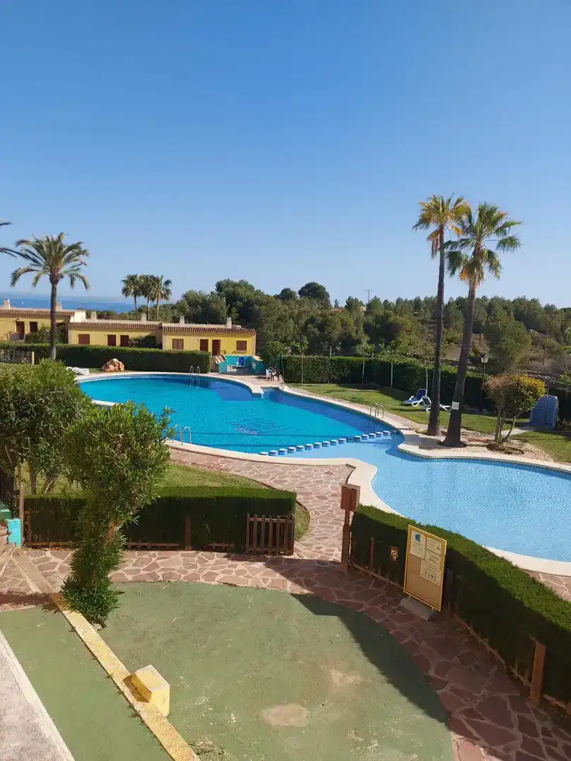 Schwimmbecken von Wohnung zur Miete in Dénia mit Klimaanlage, Schwimmbad und Möbliert