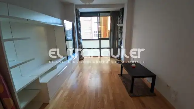 Living room of Flat for rent in Madrid  with Air Conditioner, Swimming Pool and Washing machine