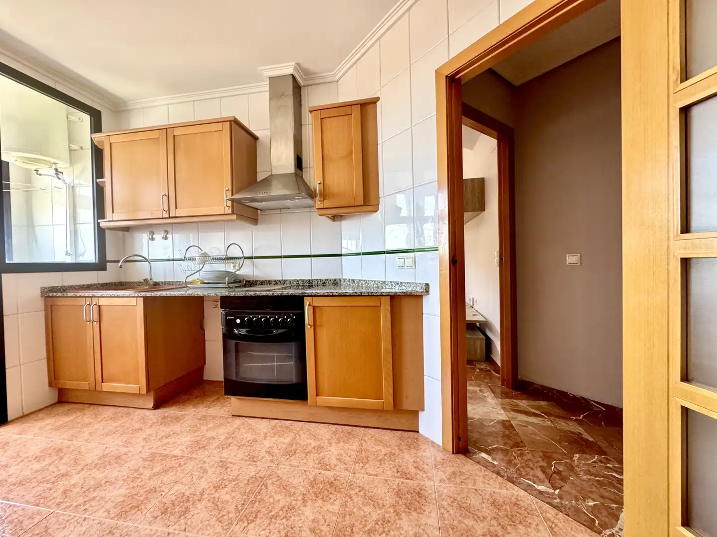Kitchen of Flat for rent in Torrent  with Air Conditioner, Heating and Private garden