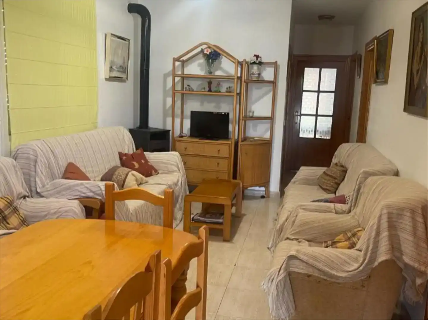 Sala d'estar de Casa o xalet en venda en Mazarrón amb Jardí privat