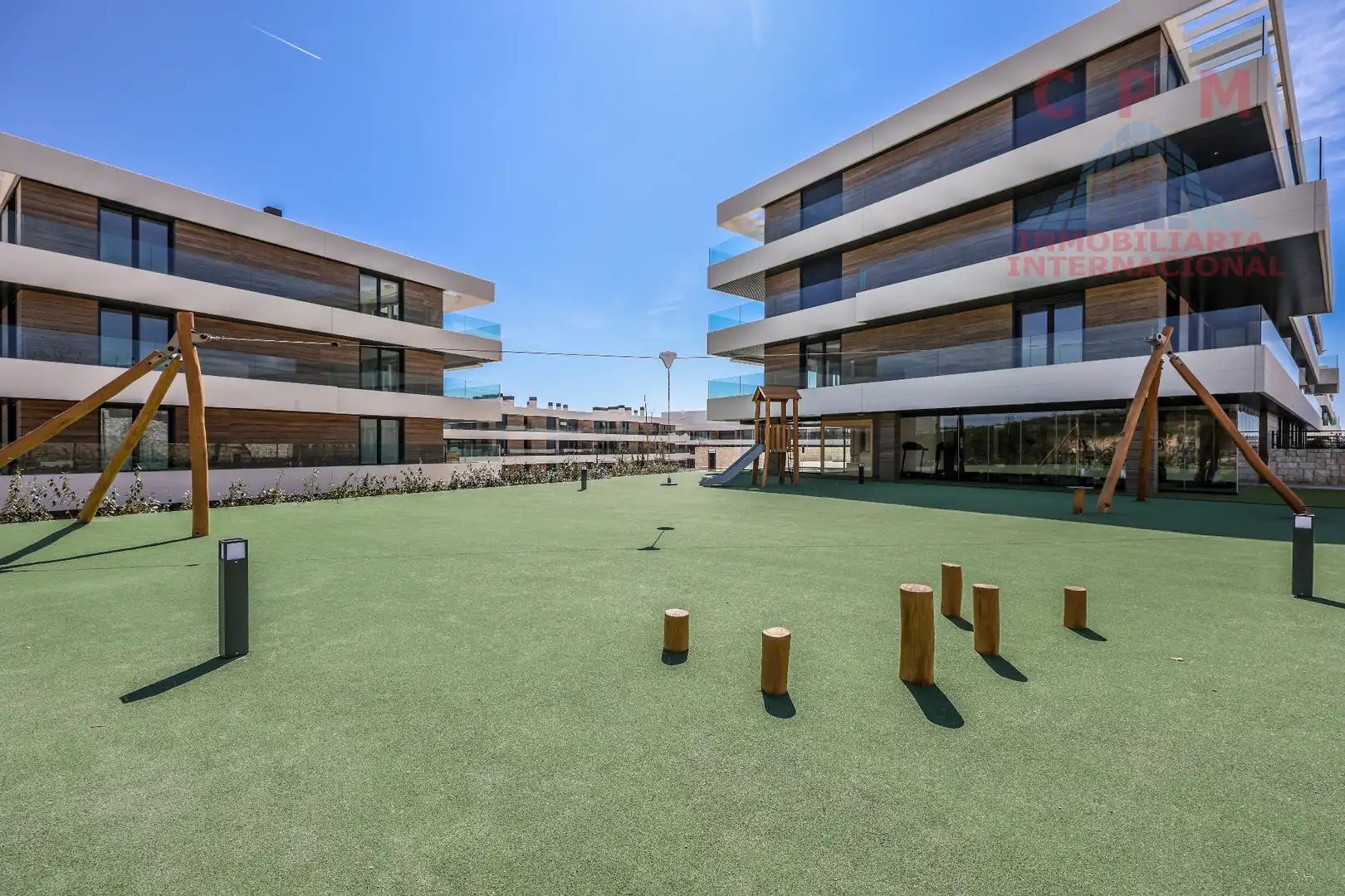 Exterior view of Flat for rent in La Moraleja  with Air Conditioner, Heating and Private garden