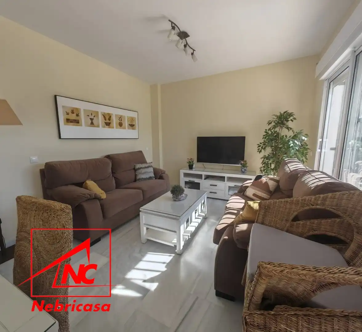 Sala de estar de Piso en venta en Chipiona con Aire acondicionado, Trastero y Piscina