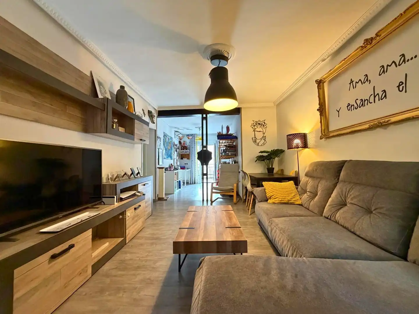 Sala d'estar de Pis en venda en Madrid amb Aire condicionat, Calefacció i Parquet