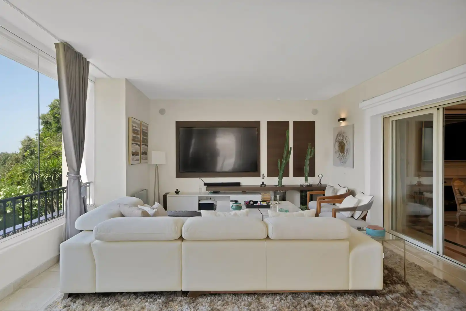 Living room of Apartments for sale in Marbella  with Air Conditioner, Heating and Private garden