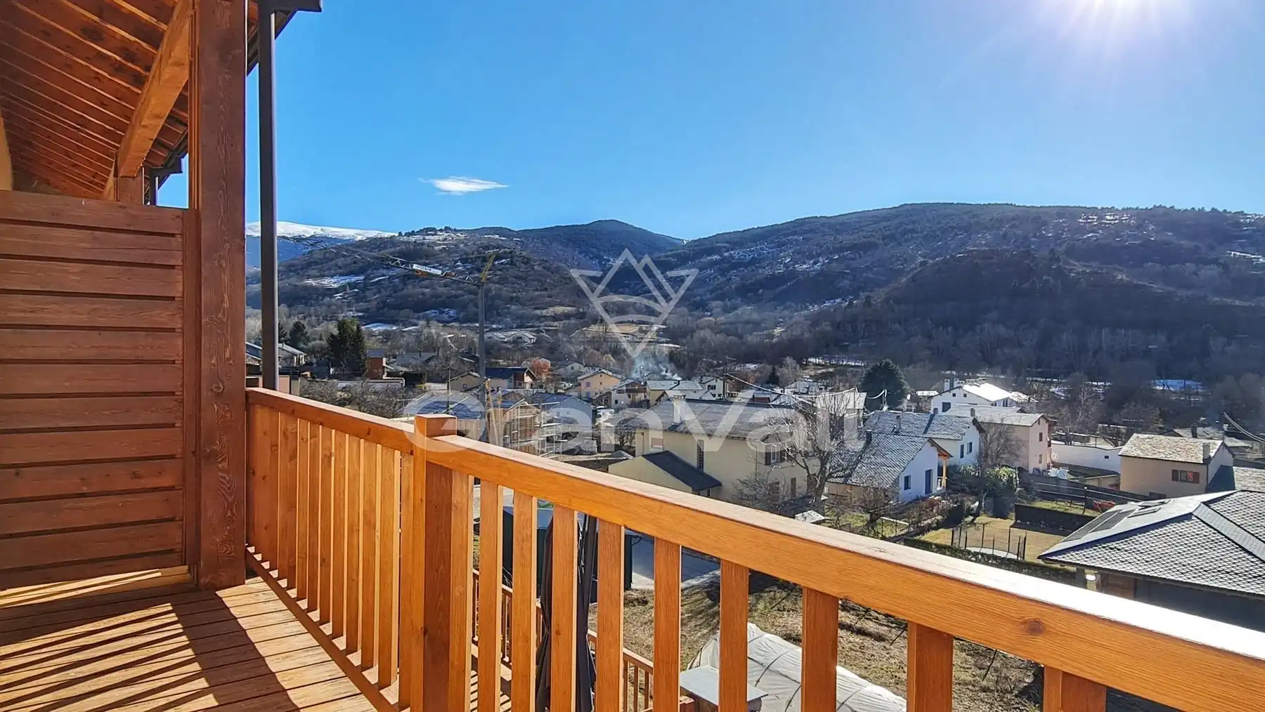 Terrasse von Einfamilien-Reihenhaus zum Verkauf in Osséja mit Heizung, Parkett und Terrasse