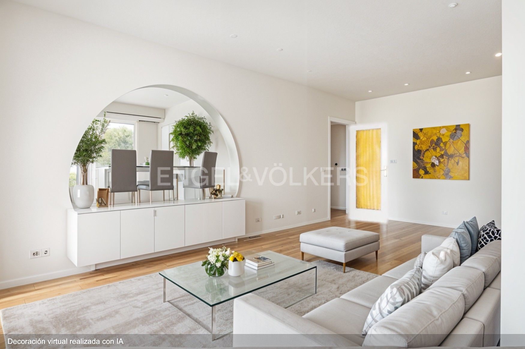 Living room of Apartment for sale in Sant Cugat del Vallès  with Heating, Terrace and Balcony